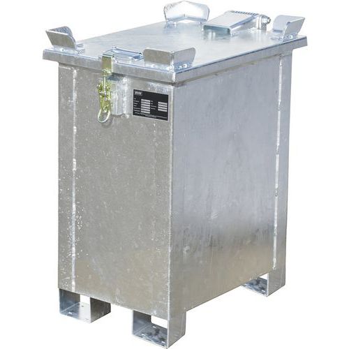 Bauer - Conteneur de stockage pour batteries lithium-ion 30L - Acier - Sécurité renforcée