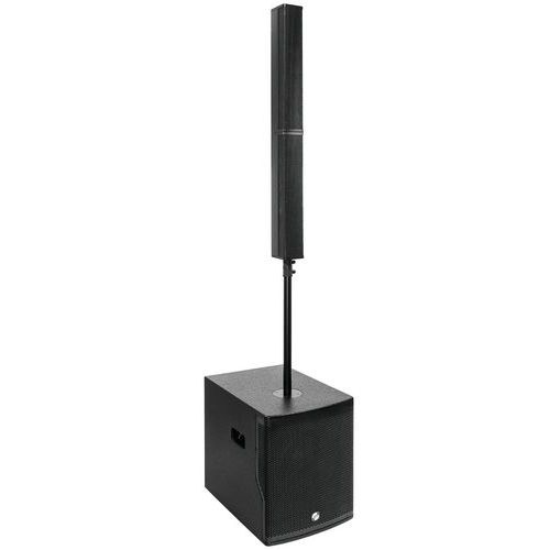 Elokance - Sonorisation e-Slim 110 - 400W RMS Bluetooth Noir - Idéal pour vos événements