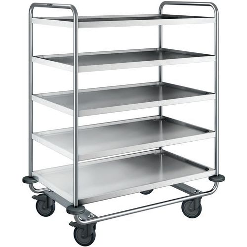 Chariot De Service Sw 10 X 6-5 Avec Roues Plastique