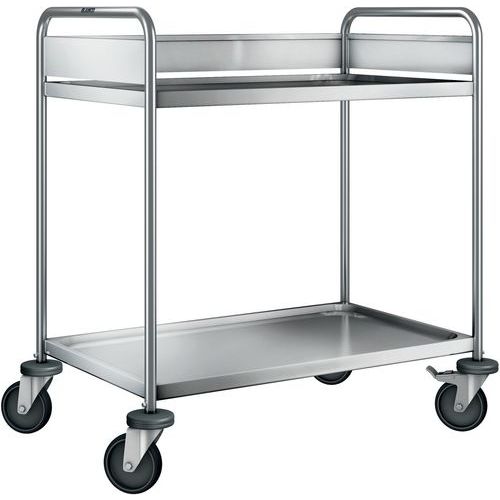 Chariot De Débarrassage Arw 9 X 6-2 Roues En Acier Galvanisé