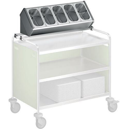 Rangement Pour Couverts Avec 5 Bacs à Couverts Amovibles
