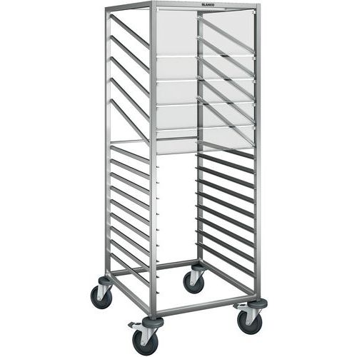 Chariot De Distribution De Salades Acier Galv. Rwr Sk-161