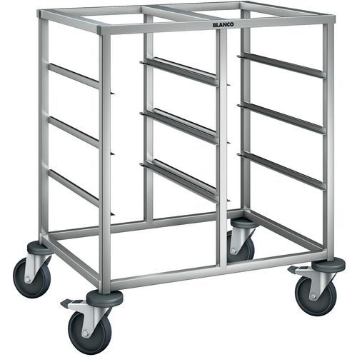 Chariots Échelles à Glissières Roue En Acier Galvanisé Rwr 2