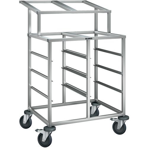 Chariots Échelles à Glissières Roue Acier Galvanisé Rwr 2-a