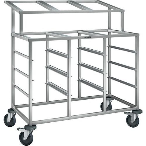 Chariots Échelles à Glissières Roue Acier Galvanisé Rwr 3-a