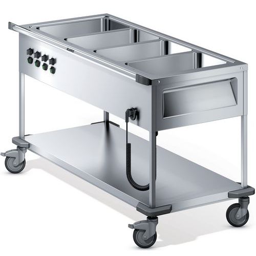 Chariots De Distribution De Repas 4 Cuves Simples Saw L-4