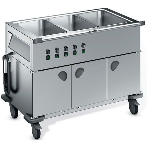 Chariot Distribution De Repas Chauffés Fermé Séparés Sag L-3