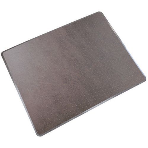 Floortex - Tapis Protège-Sols PVC Gris - 150x116 cm - Anti-rayures et Durable