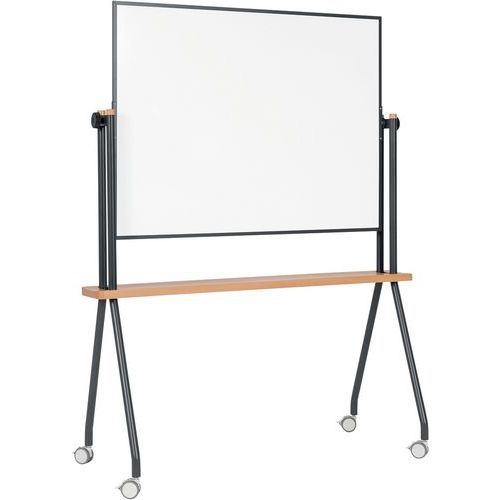 tableau blanc mobile pivotant magn�tique double face
