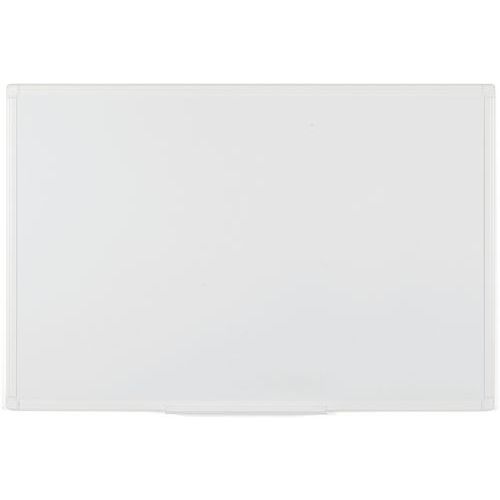 Bi-Office - Tableau blanc laqué anti-microbien 240x120 cm - Magnétique - Surface effaçable - Cadre aluminium blanc