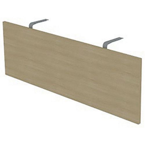 Quadrifoglio - Voile de fond bureau Solal - 140 cm Chêne - Mélaminé - Accessoire bureau