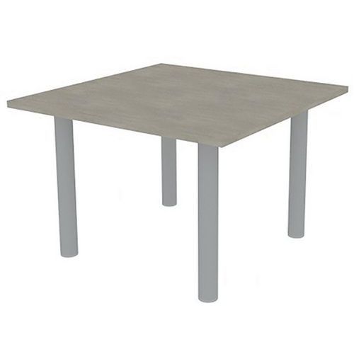 Table De Réunion Plateau Carré 110x110 Béton