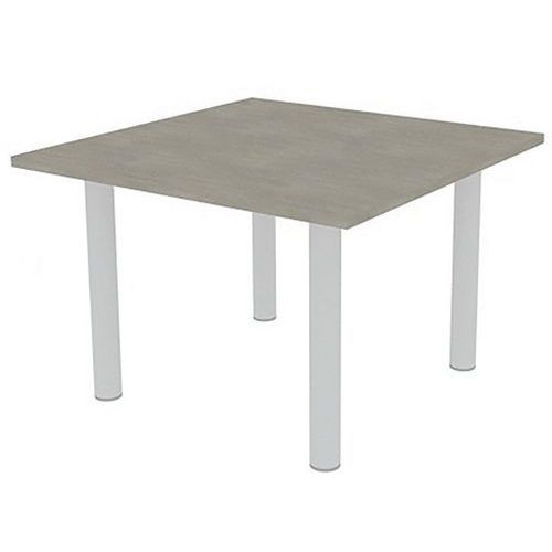 Table De Réunion Plateau Carré 110x110 Béton