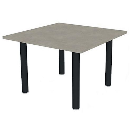 Table De Réunion Plateau Carré 110x110 Béton