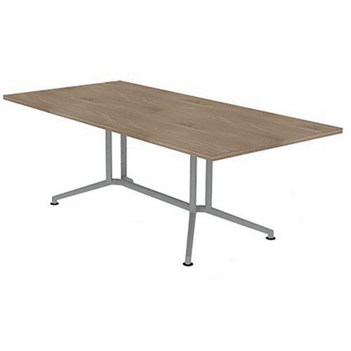 X2 Table De Réunion Plateau Rectangulaire L.201