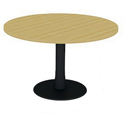Table De Réunion Plateau Ronde D.120 Hêtre