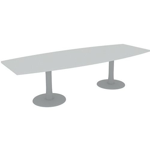Table De Réunion Tonneau L.280 Blanc
