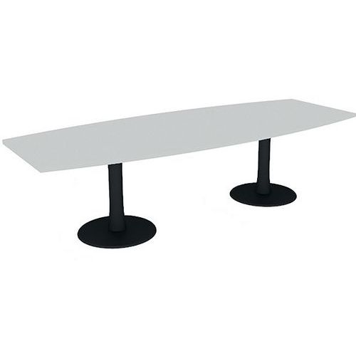 Table De Réunion Tonneau L.280 Blanc