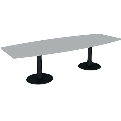 Table De Réunion Tonneau L.280 Gris