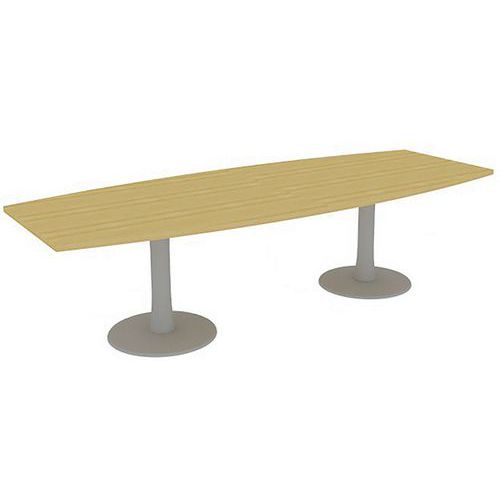 Table De Réunion Tonneau L.280 Hêtre