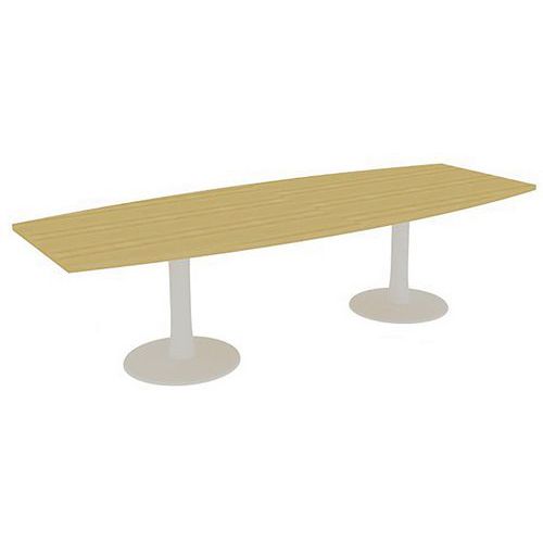 Table De Réunion Tonneau L.280 Hêtre