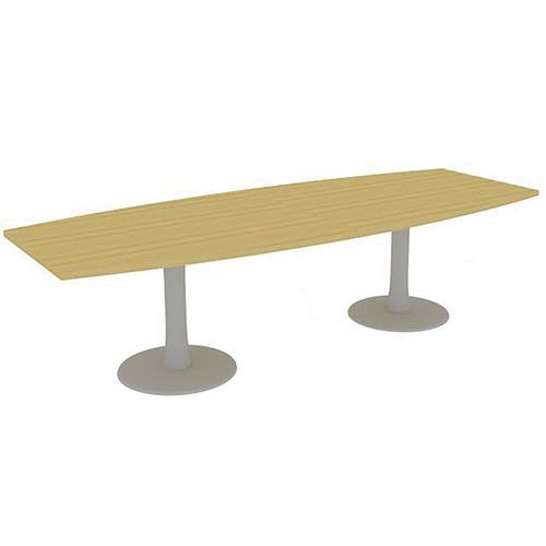 Table De Réunion Tonneau L.280 Hêtre
