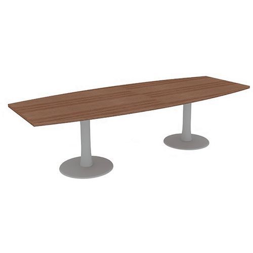 Table De Réunion Tonneau L.280 Noyer Canaletto