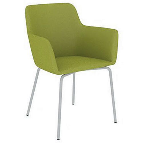 Chauffeuse City 4 Pieds Métal Tissu B01/013 Vert