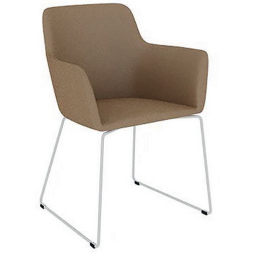 Chauffeuse City Luge Métal Tissu B01/016 Noisette