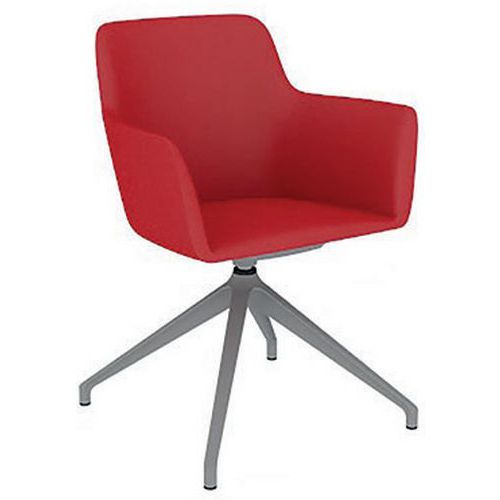 Chauffeuse City Piètement Ã‰toile Pivotant B01/018 Rouge