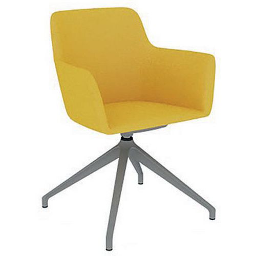 Chauffeuse City Piètement Ã‰toile Pivotant B01/010 Jaune