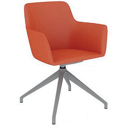Chauffeuse City Piètement Ã‰toile Pivotant B01/017 Orange