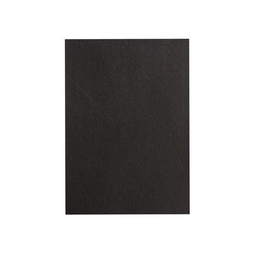 Pavo - 100 Cartons Veiné Cuir Noir A4 250g/m² - Couverture Reliure Recyclable