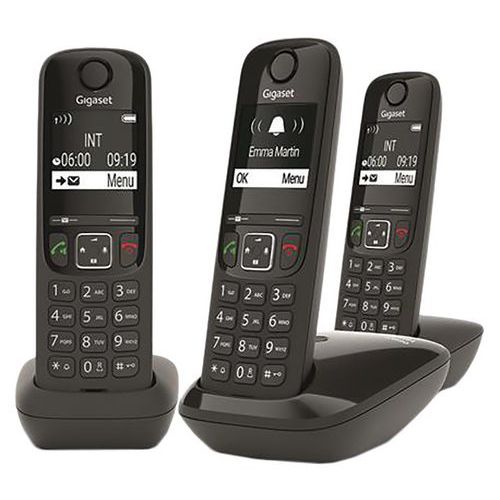 Téléphone Résidentiel As690 Trio Sans Répondeur - Gigaset