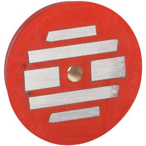 Aimant De Fixation Pour Boîte Batibox Béton De Couleur Rouge