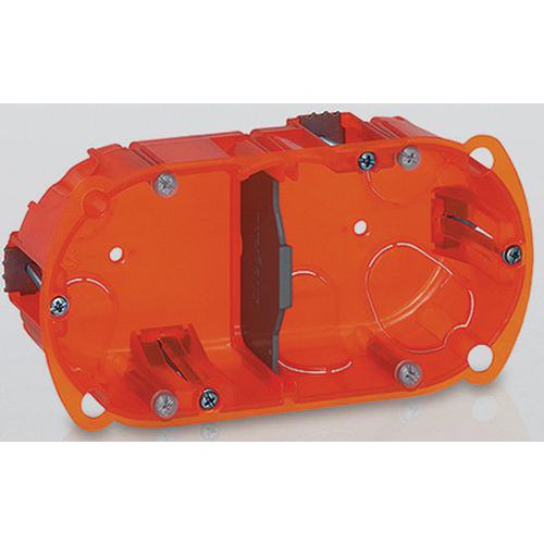 Boîte D'encastrement Multimatériaux 2 Postes 4/5 Modules