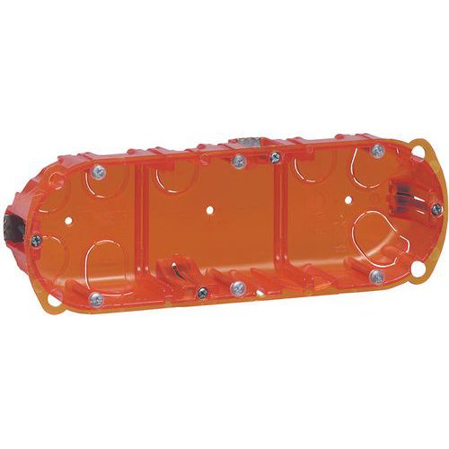 Boîte D'encastrement Multimatériaux 3 Postes 6/8 Modules