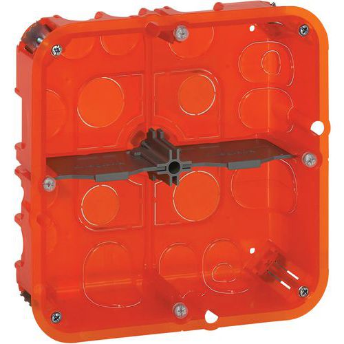 Boîte D'encastrement Multimatériaux 2x2 Postes