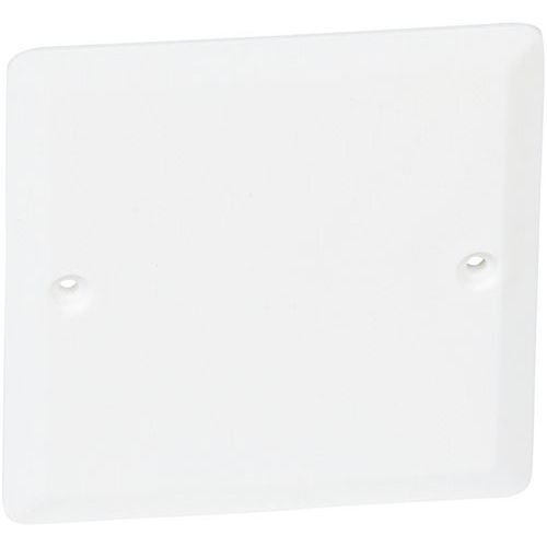Couvercle Universel Carré Batibox 80x80mm Pour Boîte 1 Poste