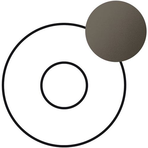 Enjoliveur Ip44 Pour Atténuateur 25w Graphite