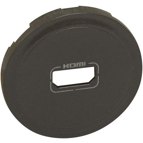 Enjoliveur Pour Prise Audio/video Hdmi Finition Graphite