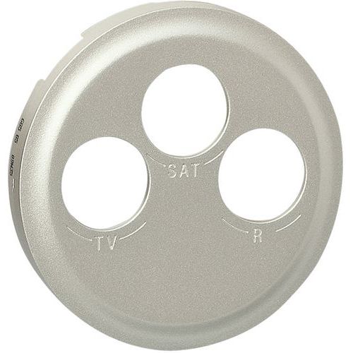 Enjoliveur Céliane Titane Pour Prise Tv/rd/sat