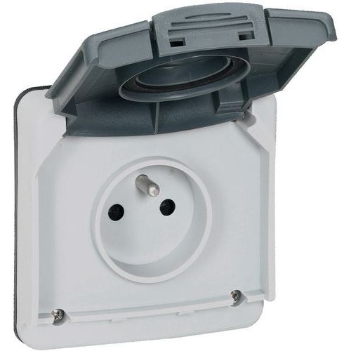 Prise 2p+t Avec Volet Plexo Ip66 Composable 16a 250v