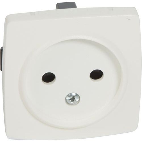 Prise De Courant 2p Appareillage Saillie Composable Blanc