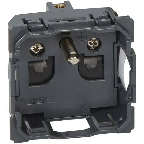 Prise De Contact à Bornes à Vis Deux Phases Avec Terrre