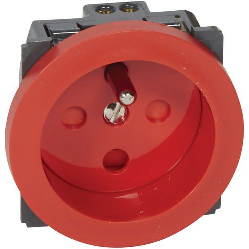 Prise De Contact 2 Pôles Avec Terre à Système De Détrompage