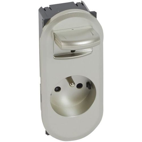 Prise De Phase Neutre Finition Titane à Manipulation Facile