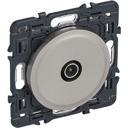 Prise Tv Simple Male Complet Titane