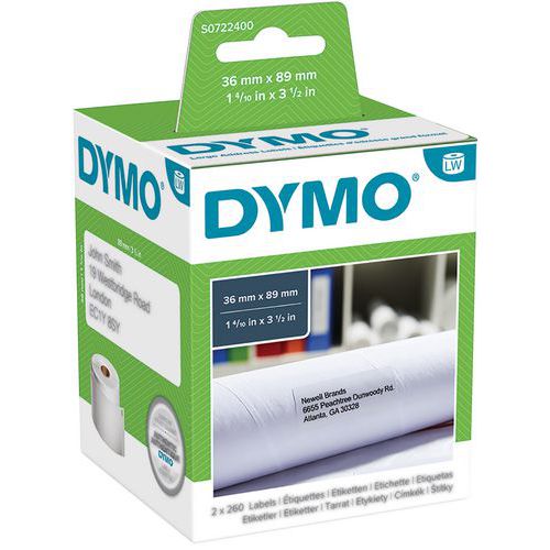 Dymo 2 Étiquette Pour Imprimantes à tiquettes Dymo Labelwriter