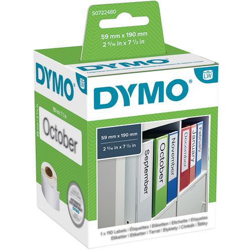 Dymo 1 Étiquette Pour Imprimantes à tiquettes Dymo Labelwriter